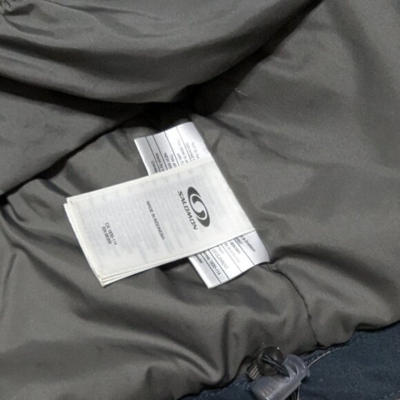 Salomon Men’s Snowboard Jacket – Gray/Blue – Size S ⛷️❄️ - Picture 6 of 7